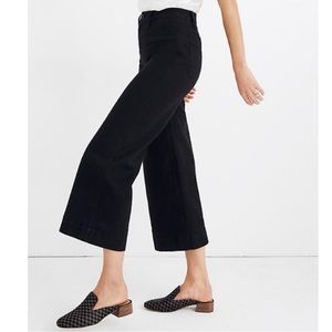 Madewell Emmett Wide Leg Crop Pants